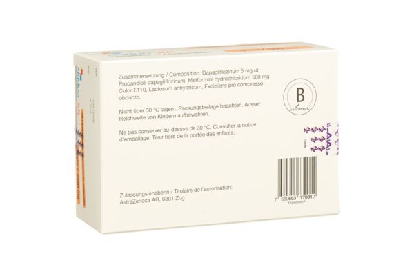 Xigduo XR cpr pell 5 mg/500 mg 28 pce