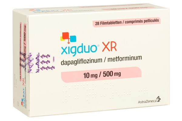 Xigduo XR cpr pell 10 mg/500 mg 98 pce