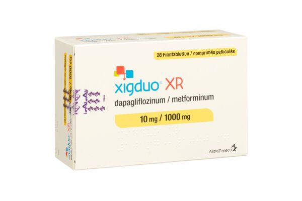 Xigduo XR cpr pell 10 mg/1000 mg 28 pce
