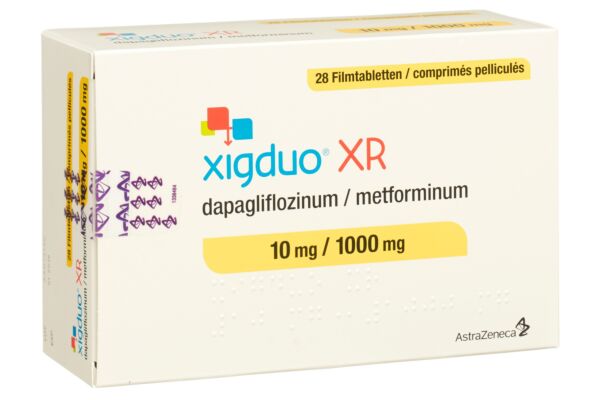 Xigduo XR Filmtabl 10 mg/1000 mg 98 Stk