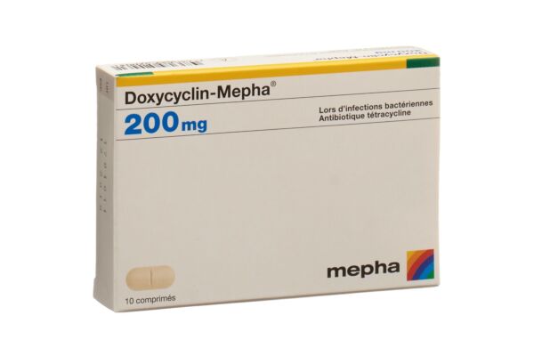 Doxycyclin-Mepha cpr 200 mg 10 pce