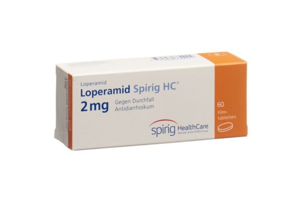 Lopéramide Spirig HC cpr pell 2 mg 60 pce