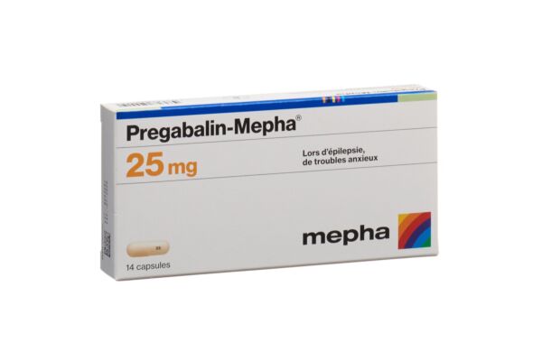 Pregabalin-Mepha caps 25 mg 14 pce