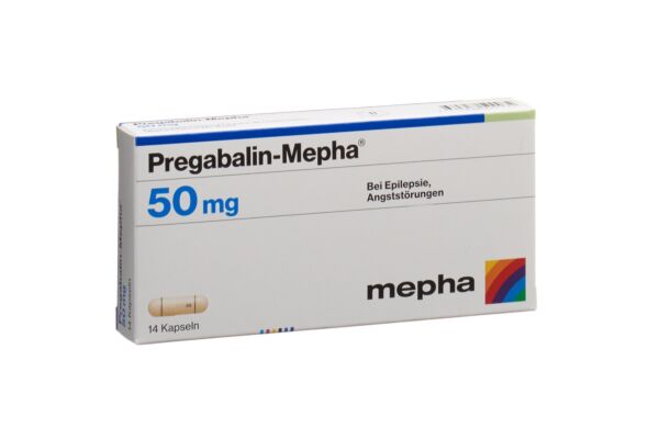 Pregabalin-Mepha caps 50 mg 14 pce