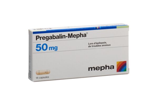Pregabalin-Mepha Kaps 50 mg 14 Stk