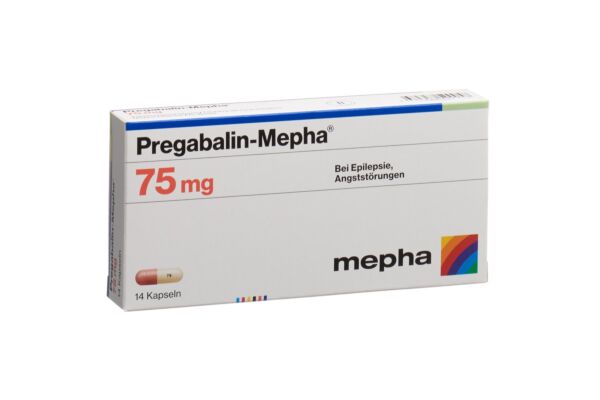 Pregabalin-Mepha Kaps 75 mg 14 Stk