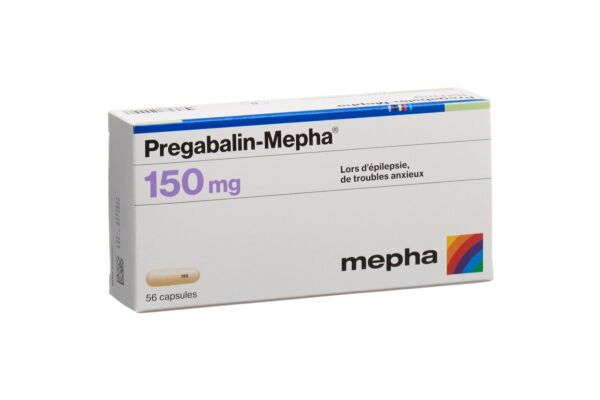 Pregabalin-Mepha Kaps 150 mg 56 Stk