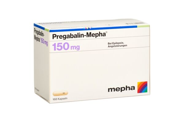 Pregabalin-Mepha Kaps 150 mg 168 Stk