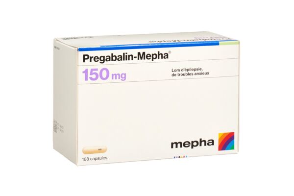 Pregabalin-Mepha Kaps 150 mg 168 Stk