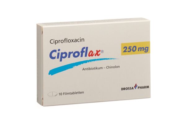 Ciproflax Filmtabl 250 mg 10 Stk