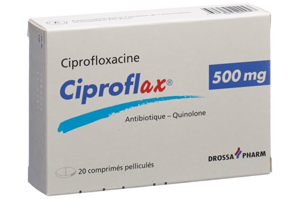 Ciproflax cpr pell 500 mg 20 pce