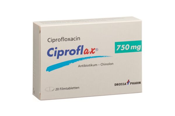 Ciproflax cpr pell 750 mg 20 pce