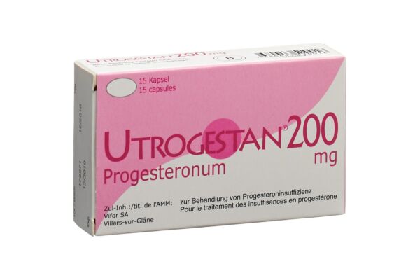 Utrogestan caps 200 mg 15 pce