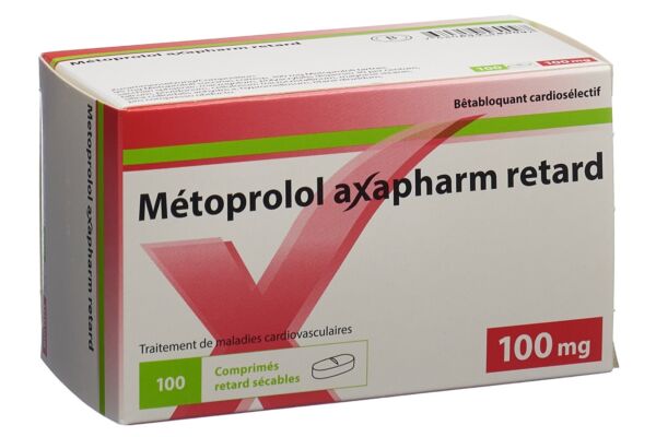 Métoprolol Axapharm cpr ret 100 mg 100 pce