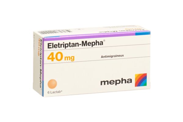 Eletriptan-Mepha Filmtabl 40 mg 6 Stk