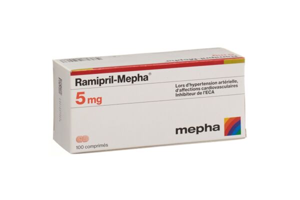 Ramipril-Mepha Tabl 5 mg 100 Stk