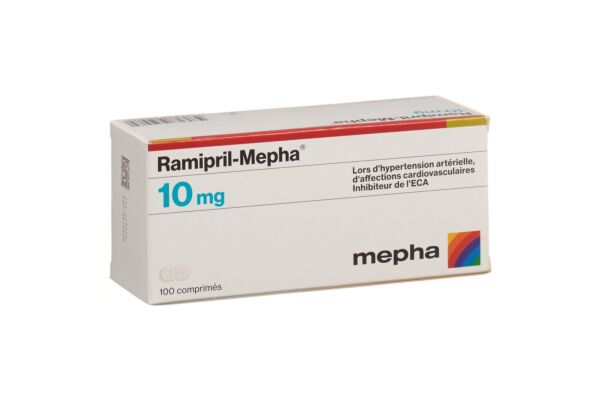 Ramipril-Mepha Tabl 10 mg 100 Stk