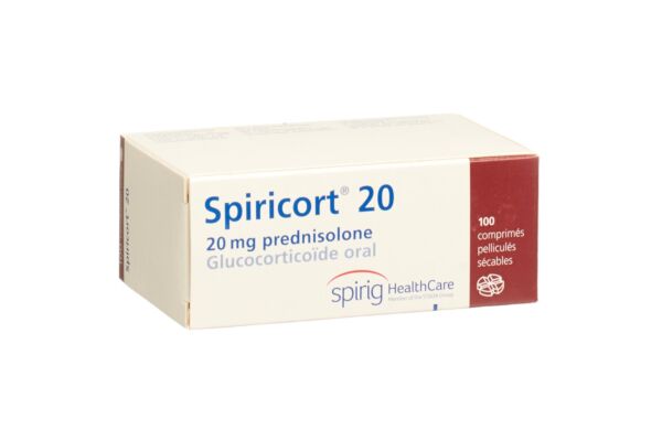 Spiricort cpr pell 20 mg 100 pce