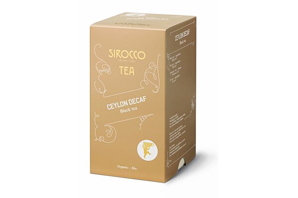 Sirocco sachets de thé Ceylon Decaf 20 pce