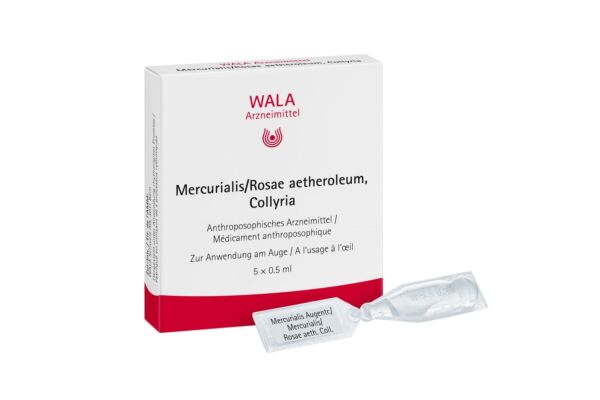 Wala Mercurialis/Rosae aetheroleum Gtt Opht 5 Monodos 0.5 ml