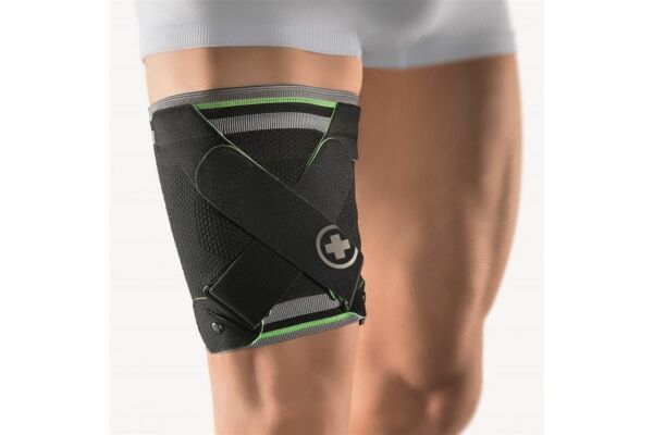 Bort MyoActive sport bandage pour la cuisse XL noir/vert