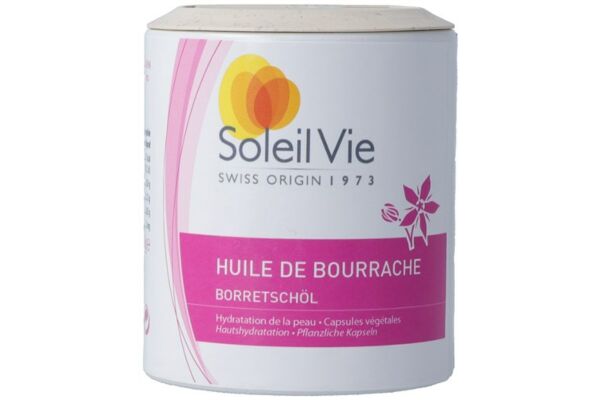 Soleil Vie Borretschöl Kaps 694 mg kaltgepresst Bio 90 Stk