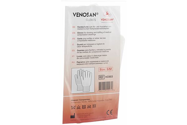 Venosan Noppen-Handschuhe S/M VC003 1 Paar