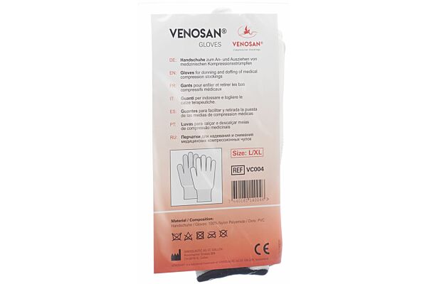 Venosan Noppen-Handschuhe L/XL VC004 1 Paar
