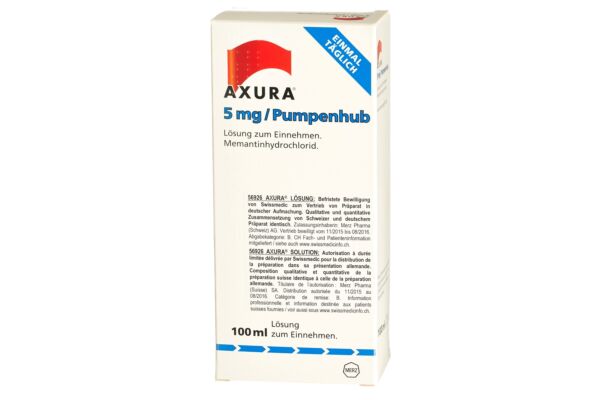 Axura sol 10 mg/g avec pompe de dosage fl 100 g