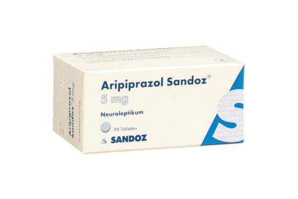 Aripiprazol Sandoz Tabl 5 mg 98 Stk