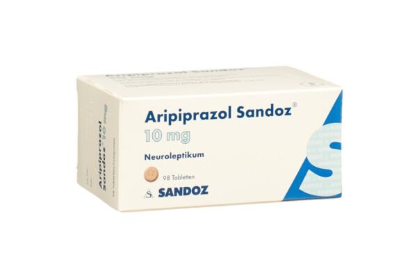 Aripiprazol Sandoz Tabl 10 mg 98 Stk