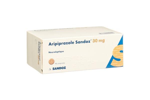 Aripiprazol Sandoz Tabl 30 mg 98 Stk
