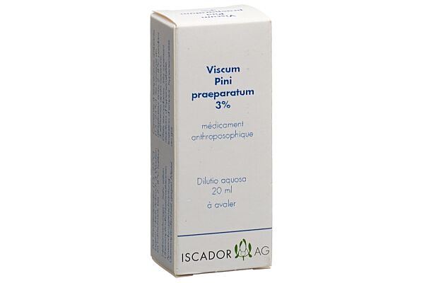 Iscador Viscum Pini praeparatum 3 % Dilutio aquosa 20 ml