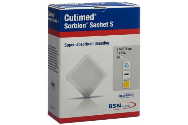 Cutimed Sorbion Sachet S 7.5x7.5cm 25 pce
