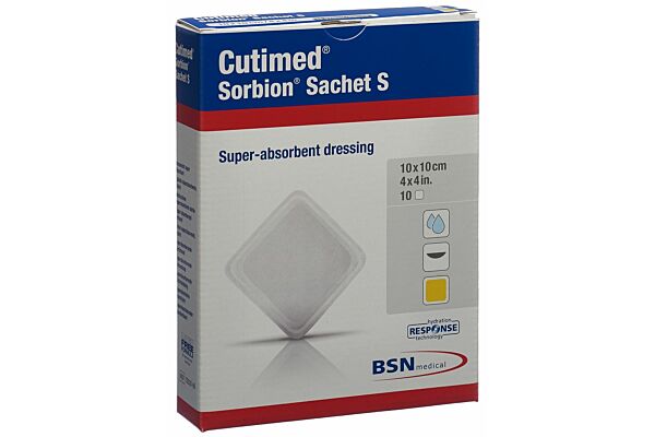 Cutimed Sorbion Sachet S 10x10cm 10 pce