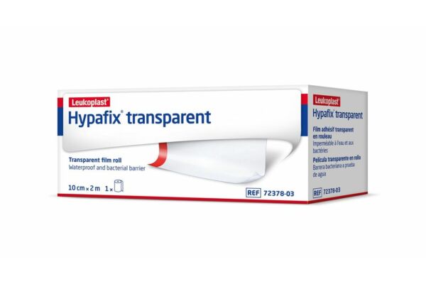 Hypafix transparent 10cmx2m non stérile rouleau