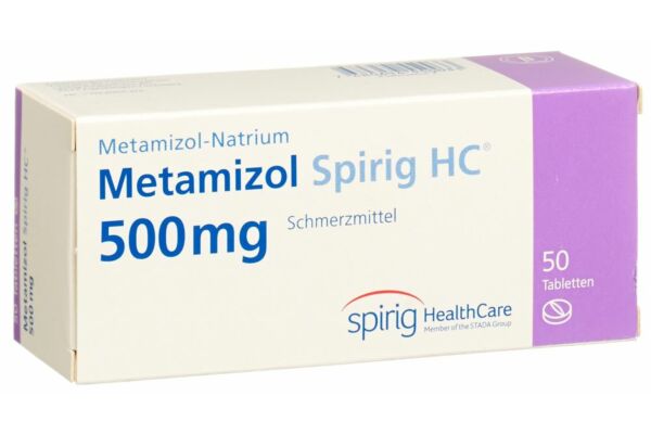 Metamizol Spirig HC Tabl 500 mg 50 Stk