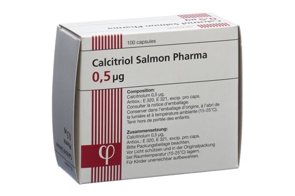Calcitriol Salmon Pharma caps 0.5 mcg 100 pce