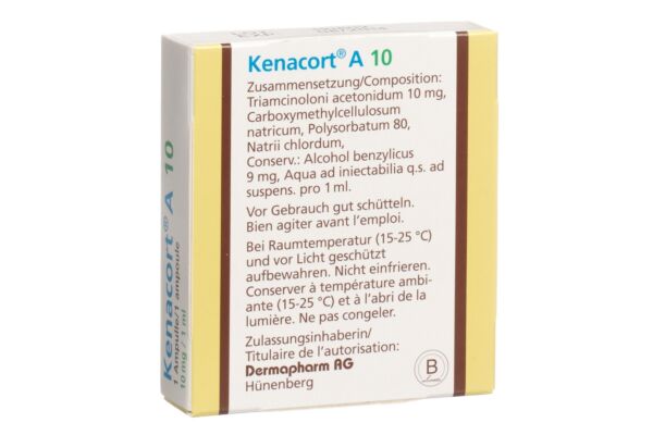 Kenacort-A 10 Inj Susp 10 mg/ml Amp 1 ml