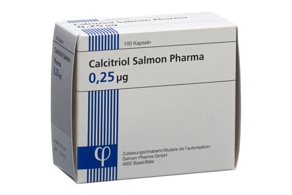 Calcitriol Salmon Pharma Kaps 0.25 mcg 100 Stk