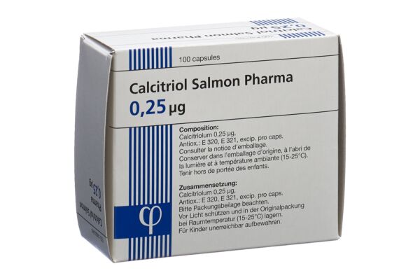Calcitriol Salmon Pharma caps 0.25 mcg 100 pce