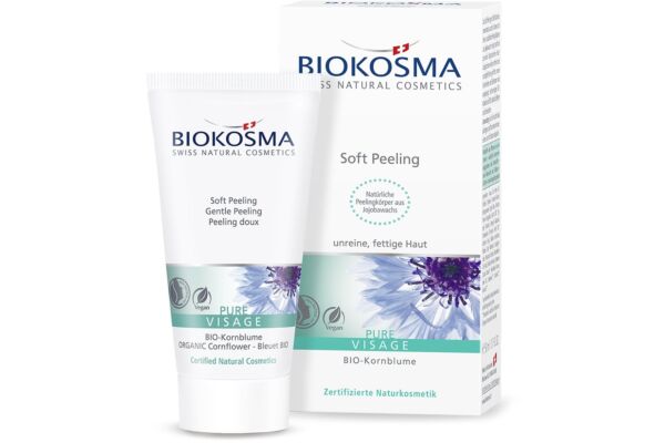 BIOKOSMA PURE Visage Soft Peeling 50 ml