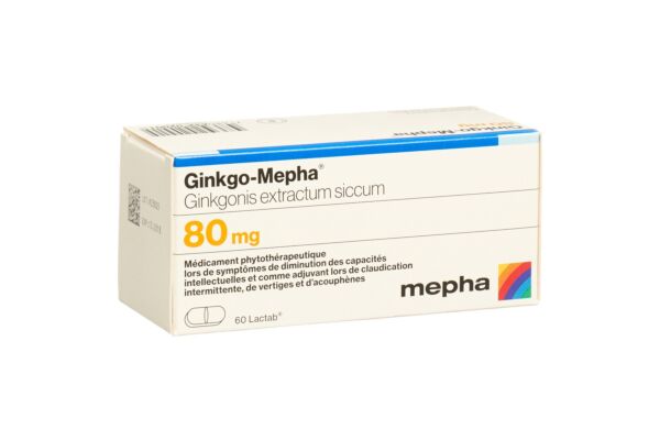 Ginkgo-Mepha Filmtabl 80 mg 60 Stk