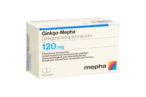 Ginkgo-Mepha cpr pell 120 mg 60 pce