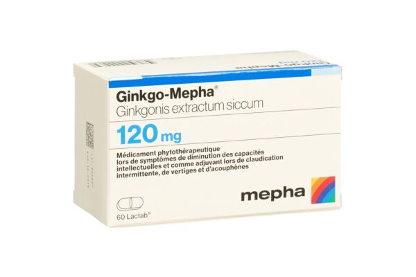 Ginkgo-Mepha cpr pell 120 mg 60 pce