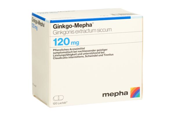 Ginkgo-Mepha Filmtabl 120 mg 120 Stk