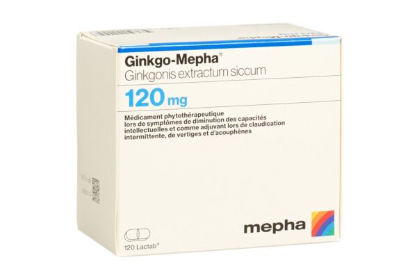 Ginkgo-Mepha Filmtabl 120 mg 120 Stk
