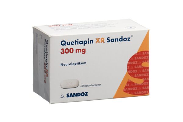 Quetiapin XR Sandoz Ret Tabl 300 mg 60 Stk