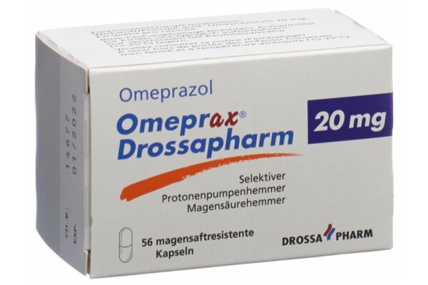Omeprax-Drossapharm Kaps 20 mg Ds 56 Stk