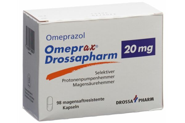 Omeprax-Drossapharm caps 20 mg bte 98 pce